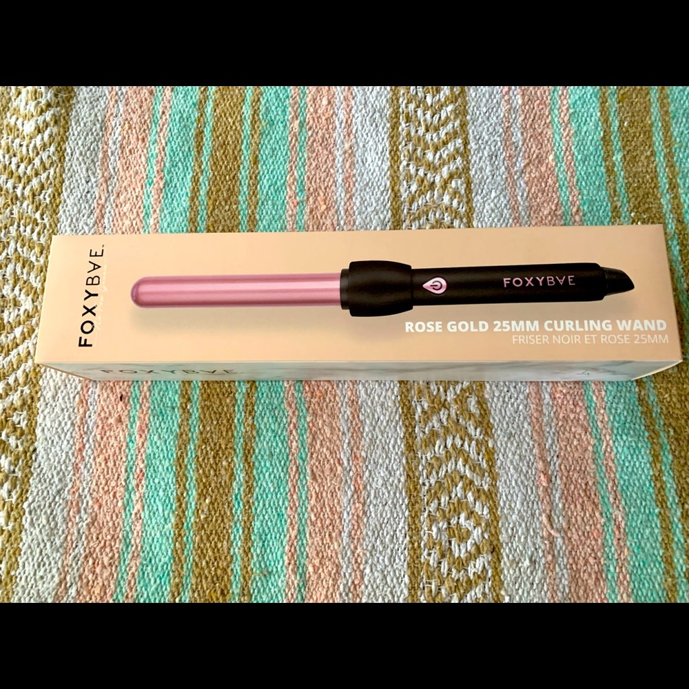 FOXYBAE• ROSE GOLD 25MM WAND: LIMITED EDITION ** NWT